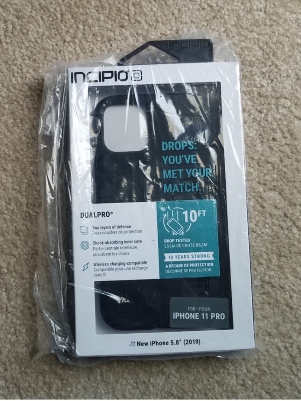 INCIPIO Dualpro iPhone 11 Pro Phone Cover Case NWT
